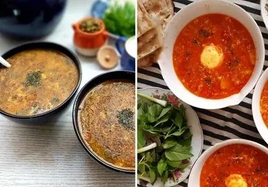 طرز تهیه اشکنه آذربایجان / غذای ساده و فوری با مزه فوق العاده