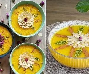 طرز تهیه شله زرد مخصوص افطار / اینجوری بپزید آب نمیندازه و حسابی خوشرنگ میشه