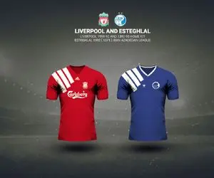 استقلال رویایی و پوشیدن البسه شبیه به لیورپولِ قهرمان!