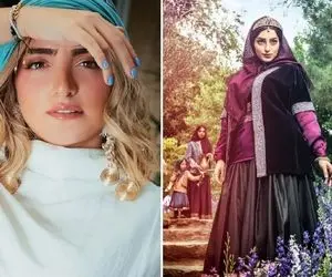 "نهال دشتی" خاتونِ لوووس شاه با یه عالمه آرایش؛ مامانش باس میشد جیران انقد ژوگوله!