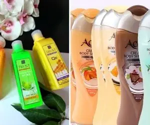 بهترین شامپو بدن های زنانه ب عنوان خوشبو کننده، نرم و لطیف کننده پوست / رتبه یک تا سه