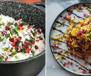 طرز تهیه انار پلو برای شب یلدا؛ اگه میخوای تو مهمونی شب چله خودی نشون بدی اینو بپز