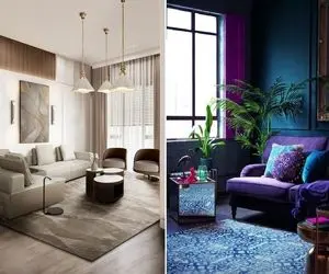 نحوه ست کردن فرش و مبل / یه عالمه راه براش وجود داره حتما نباید رنگاشون باهم یکی باشه