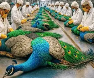 فرآوری طاووس؛ طاووس رو پر ندادن برای رهایی، بریدن تا لباس ویترین شه