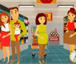 هوش تصویری؛ اگه فکر میکنی تیز هوشی بگو کدوم از این خانوما واقعاً باردار نیست؟