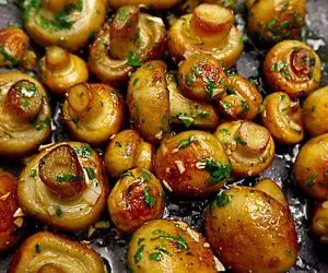 آموزش آشپزی؛ قارچ با سیر که خوشمزه تر از گوشت