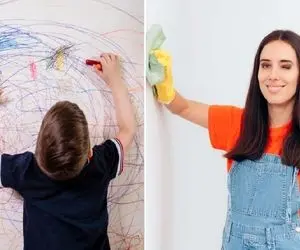 ترفندای تمیز کردن لکه دیوار گچی؛ با چند حرکت ساده دیوارو به سفیدیِ شیر کن و کیفشو ببر 