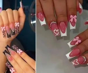 مدل های ناخن مربعی برای کشیده کردن انگشتان؛ طراحی لاک ژل واسه سلیقه های خیلی خیلی خاص