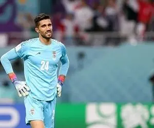 دفاع تمام قد دروازه‌بان پرسپولیسی از سیدحسین حسینی