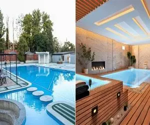 لوکس ترین استخرهای تهران / برات سینی خوراکی میان تو آب قلیونم کنارش بکش و شیرجه بزن