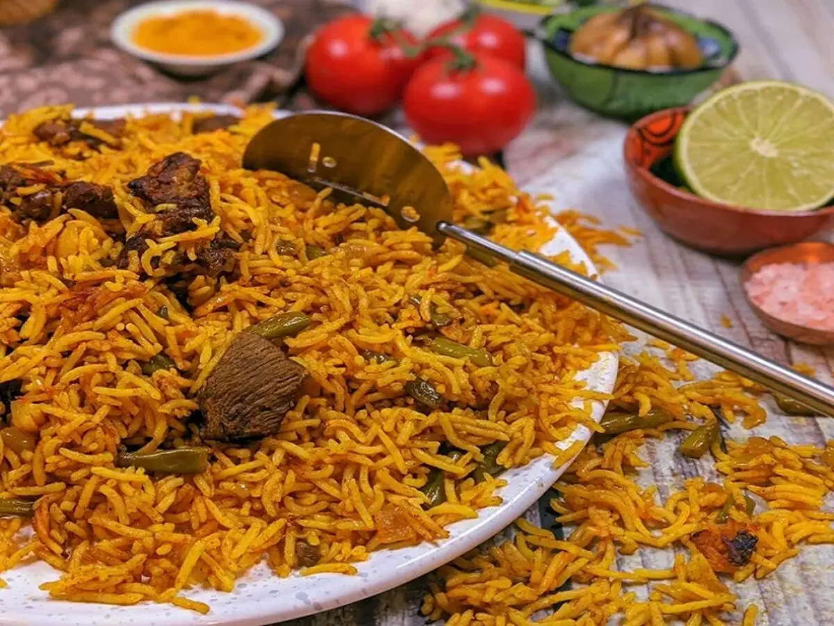 لوبیا پلو
