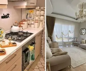 چیدمان شیک خانه عروس؛ این مدلا واسه دخترایی که میخوان هی از خونشون عکس بزارن عالیه