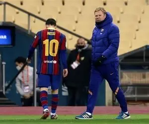 کومان: نمی‌دانم چقدر روی لیونل مسی خطا شد!