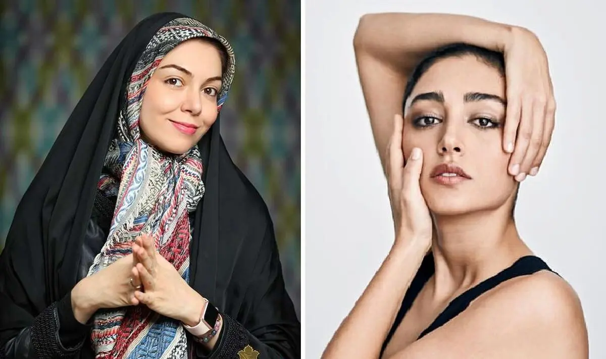 آزاده نامداری و گلشیفته فراهانی