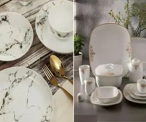 مدل سرویس آرکوپال جهیزیه 2025؛ ظروف امسال اصلا دمده نمیشن تا نوه دار بشی هم مدن