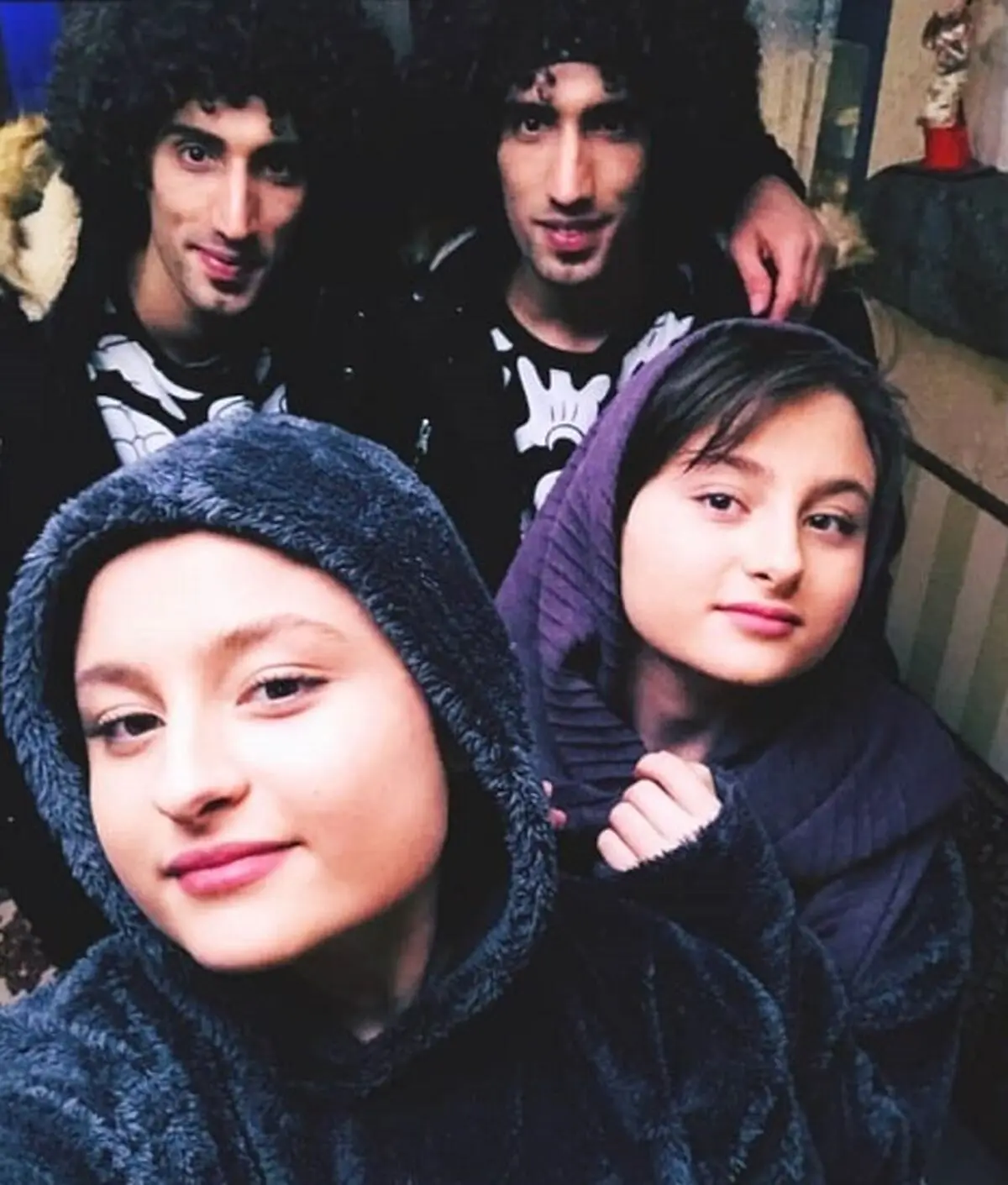 سارا و نیکا و رحمان و رحیم