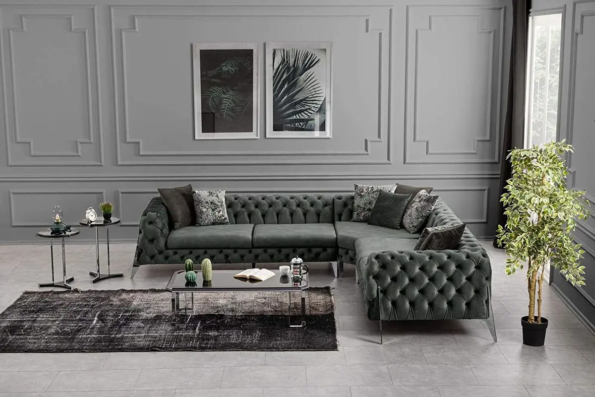 Designer-Sofa-Set-in-Olive-Green_2