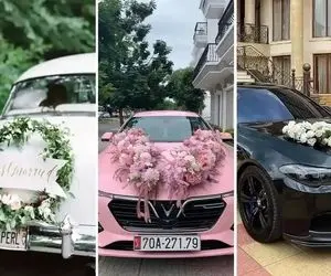 تزیین و گل آرایی ماشین عروس مد 1404 در ایران؛ مدل هایی که در شان شاهان قصه ها هستن