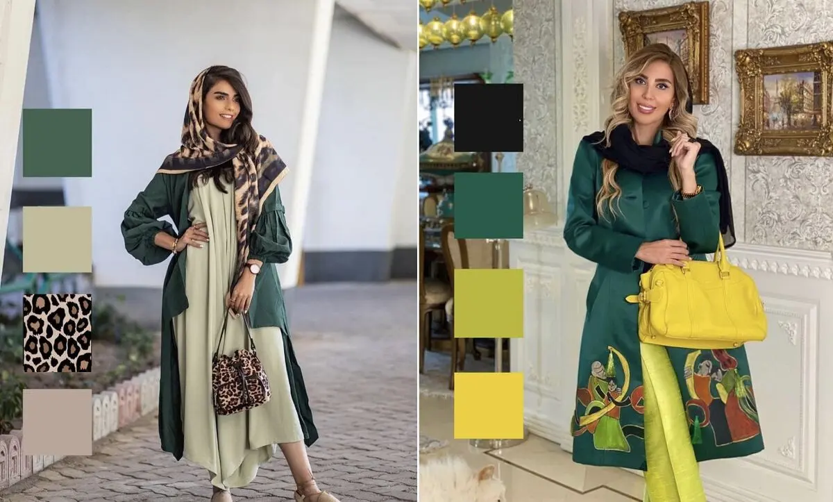 سبز و با این رنگا بپوش