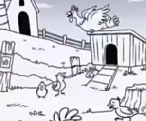 بازی فکری؛ اگه با هوشت مغز همه رو هیپنوتیزم کردی تمساح رو تو مرغ دونی پیدا کن