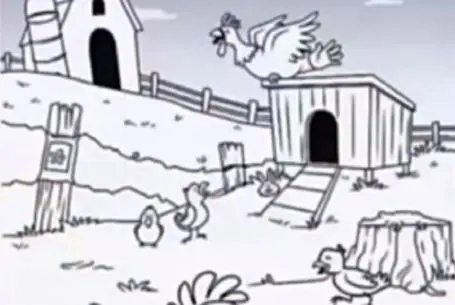 بازی فکری؛ اگه با هوشت مغز همه رو هیپنوتیزم کردی تمساح رو تو مرغ دونی پیدا کن