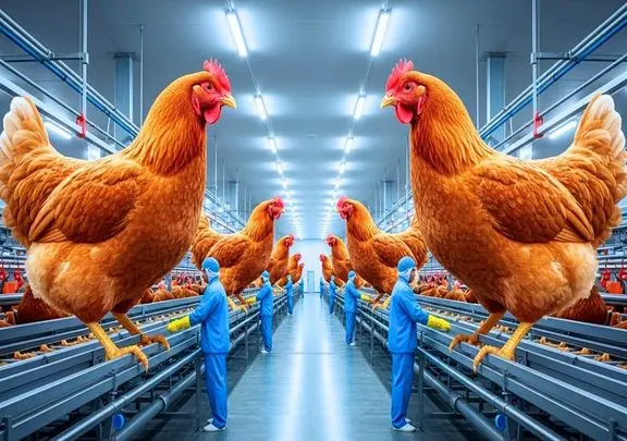 فرآوری مرغ؛ تو چهل روز از تخم با کلی مراقبت و احتیاط مرغ پرورش میدن طلایی و پروار