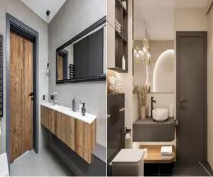 درهای لاکچری برای سرویس بهداشتی/ با اینا حس لوکس بودن رو به فضا اضافه کن!