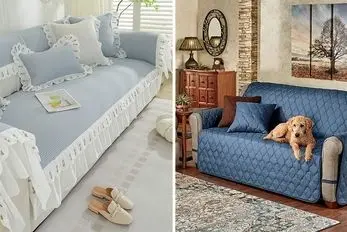 ایده آل ترین مدل کاور مبل برای مبلمان راحتی و کلاسیک؛ کاور چند تکه، ضد لک و ضد آب
