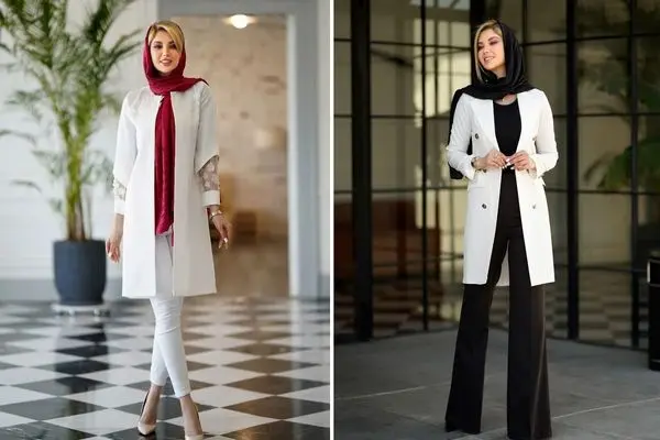 مانتوی سفید