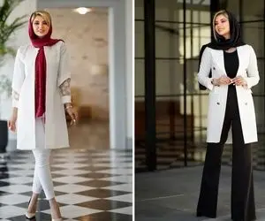 به مانتوی سفید شال یا روسری چه رنگی میاد؟