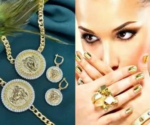 جدیدترین جواهرات مد شده / بدلشون با طلا مو نمیزنه یه ذره پول میدی ولی طبق طبق پز میای