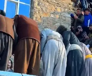 آواز محلی؛ عروسی پیر شالیار خفن ترین عروسی کردا چه گیسوهاشون افشون و رقص عجیبی میکنن