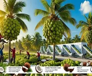 کشاورزی نوین؛ با دستگاه از روغن نارگیل شیر تولید میکنه میلیاردی قیمت داره