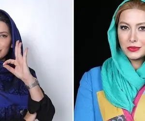 "فریبا خانوم نادری" شال عروسکیشُ با انگشتر زمردش ست کرده؛ حالا چرا کیفت انقد بزرگ؟