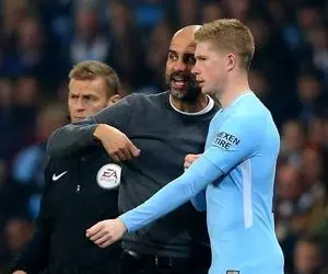 گواردیولا: نگران تمدید قرارداد دی‌بروینه نیستم