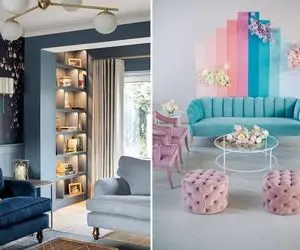 اگه میخای خونَت مثل پرنسس ها بشه با رنگ های پاستِلی دکورش کن؛ دیزاین مخصوص خاص پسندااا!