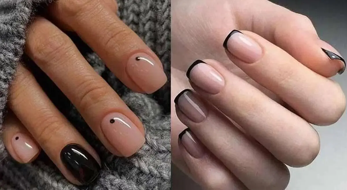لاک ناخن مینیمال ساده