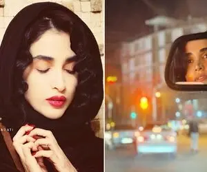 الهه حصاری با این تیپ سرتاپا سفید زد رو دست هر چی شیک پوشه / عینک بزنید برقش نگیرتتون