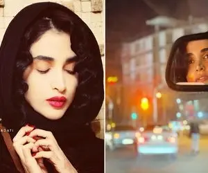 الهه حصاری با این تیپ سرتاپا سفید زد رو دست هر چی شیک پوشه / عینک بزنید برقش نگیرتتون