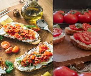 ساندویچ گوجه فرنگی با پروتئین بالا صبحانه ای مناسب برای کسانی که رژیم هستند