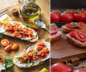 ساندویچ گوجه فرنگی با پروتئین بالا صبحانه ای مناسب برای کسانی که رژیم هستند