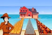 بازی فکری؛ اگه تیکه تیکه از وجودت هوش بگو کاراگاه کدوم راهه رو بره زنده میمونه