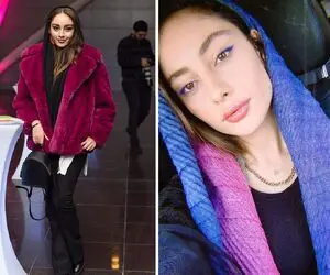 چهره ای از ترلان پروانه که دیگه رژگونه رو جوییده؛ خانوم انگشتر کیلویی میندازی!