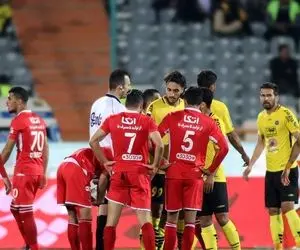 جنجالی‌ترین صحنه بازی پرسپولیس و سپاهان