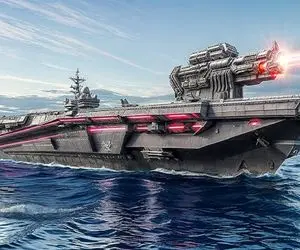 جنگ افزار معاند / ناو جنگنده و هواپیما بر ژاپن که کل ایالات متحده از آن می ترسد