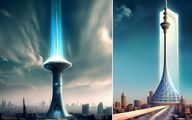 هوش مصنوعی برج میلاد رو فضایی دیزاین کرد؛ جذاب تر از این تو عمرت دیگه نمی بینی !
