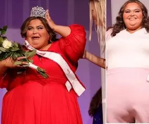 سارا میلیکِن دختر سایز بزرگی که در آمریکا ملکه زیبایی شد+ عکس