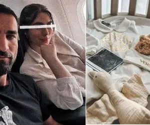 (عکس) مهاجم نوک استقلال پدر شد اونم تو لندن