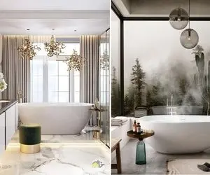 ایده های چیدمان حمام / با چند راهکار ساده و ارزون حمام خونه رو لاکچری کن