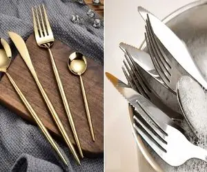 روش های برق انداختن قاشق و چنگال/ قراره یه جوری بدرخشن که آینده هفت نسلتو توشون ببینی